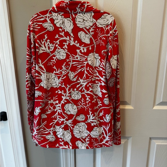 ICIKULS IBKUL Long Sleeve Tennis/Golf Performance Quarter Zip Collar Top Sz XL - Picture 2 of 9